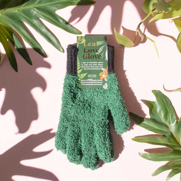 Leaf Love Gloves | Microfiber Dusting Gloves For Plants